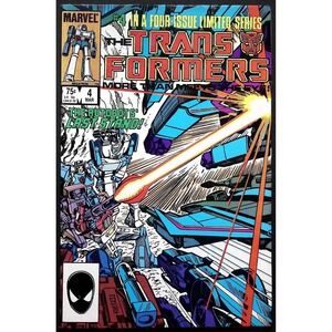 Marvel Comic Transformers #4 1st Shockwave Appearance Mark Texeira Cover 1985